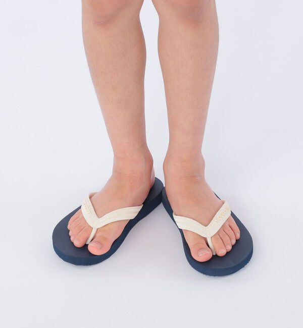 SHIPS KIDS「Hippobloo:18～21cm / KIDS BEACH SANDAL」|サンダル|ネイビー