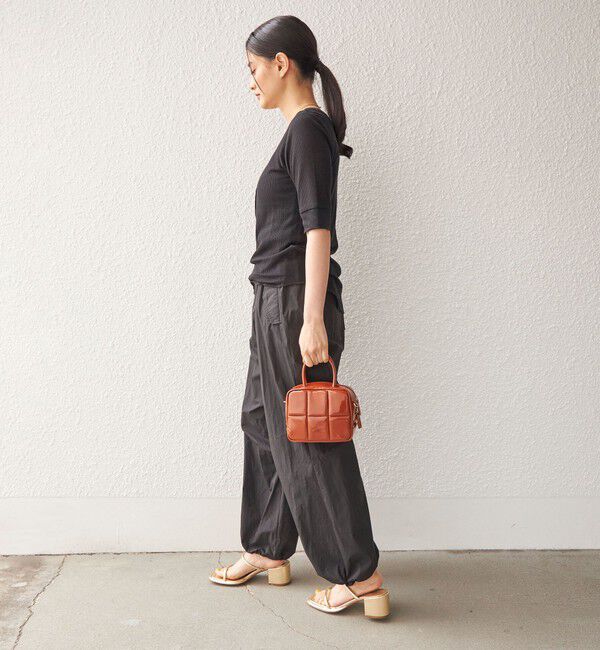 SHIPS for women「〈手洗い可能〉綿 ナイロン 裾 ドロスト パンツ◇」|その他|