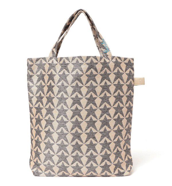 SHIPS any「【SHIPS any別注】BINDU: デザイン ジャカード トートバッグ」|トートバッグ|シルバー