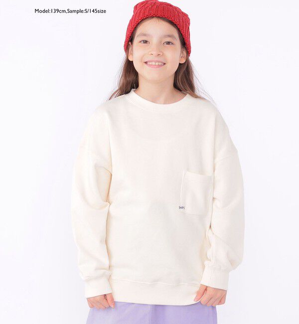 SHIPS KIDS「【WEB限定】SHIPS KIDS:100～160cm / マイクロ ロゴ スウェット」|スウェット・ジャージ|