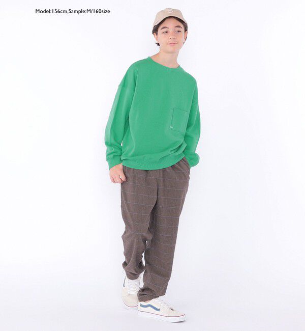 SHIPS KIDS「【WEB限定】SHIPS KIDS:100～160cm / マイクロ ロゴ スウェット」|スウェット・ジャージ|