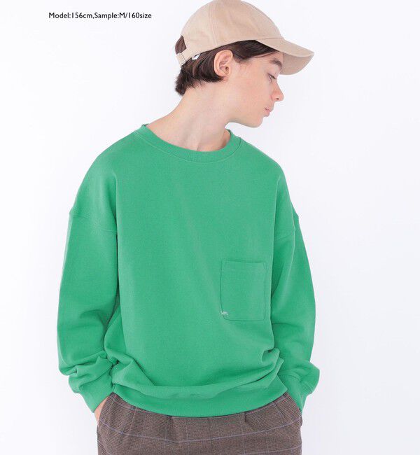 SHIPS KIDS「【WEB限定】SHIPS KIDS:100～160cm / マイクロ ロゴ スウェット」|スウェット・ジャージ|