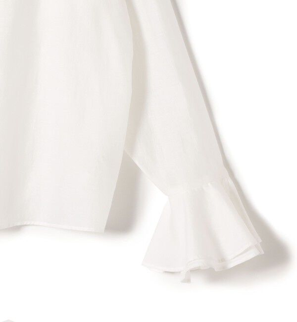 SHIPS for women「〈手洗い可能〉marmors: 2way フリル カラー ブラウス」|シャツ・ブラウス|