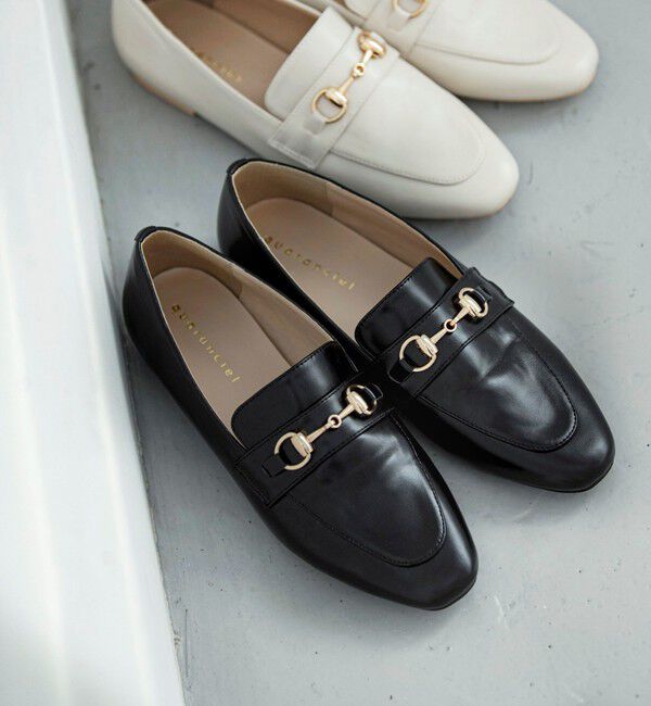 quaranciel「quaranciel: ビット ローファー」|ローファー|ブラック