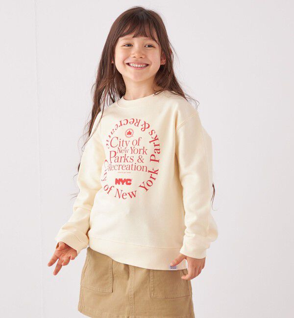 SHIPS any「GOOD ROCK SPEED: NYC PARKS クルーネック スウェット <KIDS>◇」|スウェット・ジャージ|ナチュラル