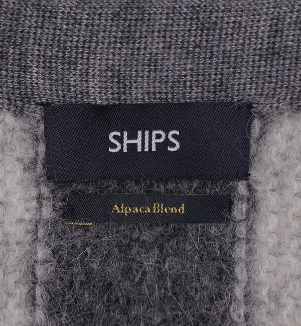 SHIPS「SHIPS: アルパカ ガーター Vネック カーディガン」|カーディガン|