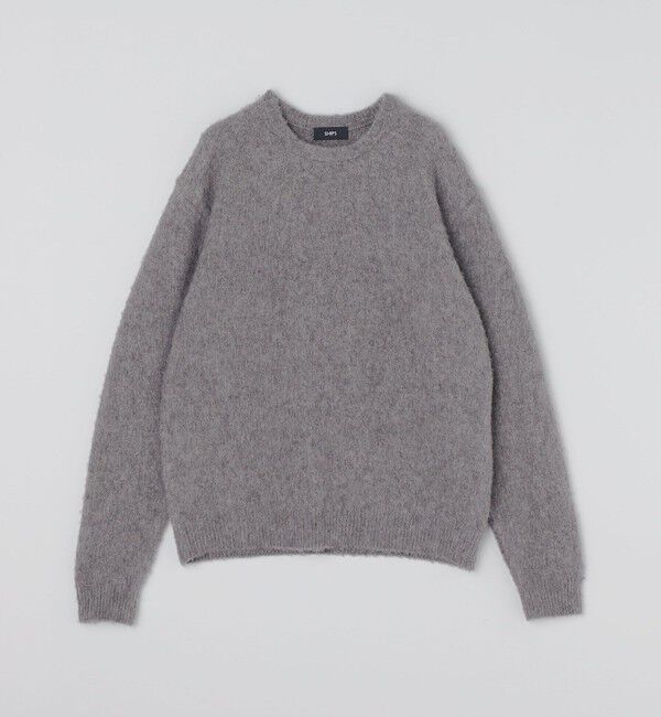 SHIPS「SHIPS: 7ゲージ ウール シャギー クルーネック ニット」|ニット・セーター|