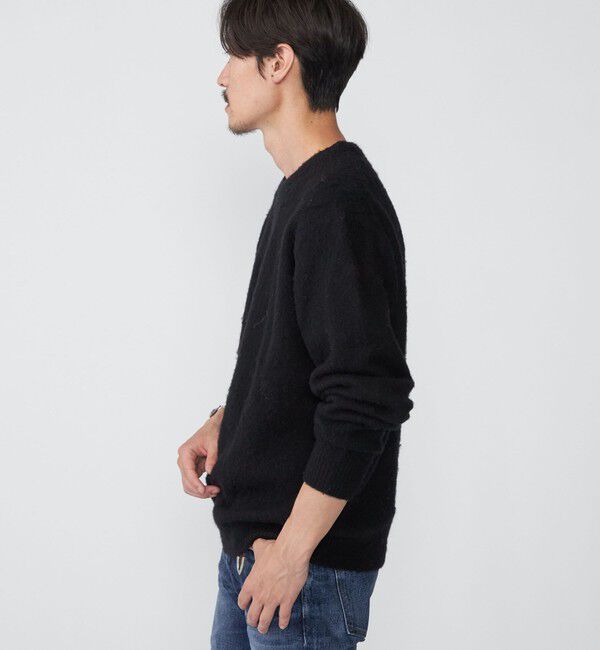 SHIPS「SHIPS: 7ゲージ ウール シャギー クルーネック ニット」|ニット・セーター|