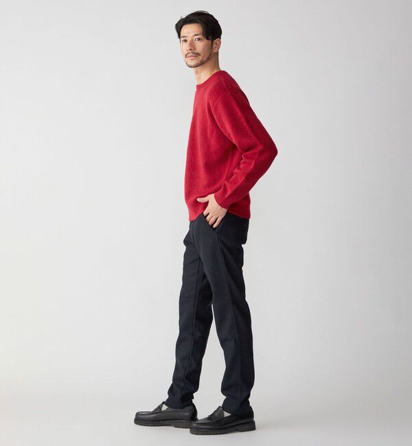 SHIPS「SHIPS: 7ゲージ ウール シャギー クルーネック ニット」|ニット・セーター|