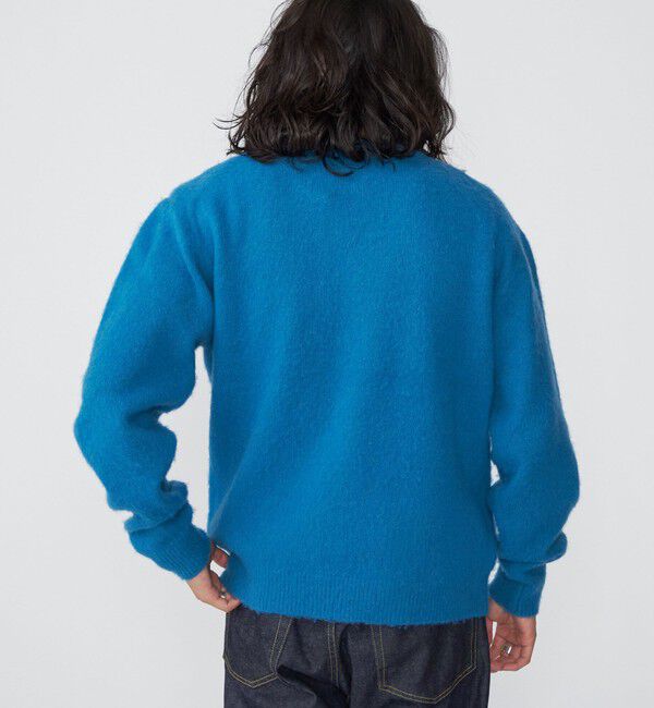 SHIPS「SHIPS: 7ゲージ ウール シャギー クルーネック ニット」|ニット・セーター|