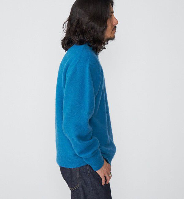 SHIPS「SHIPS: 7ゲージ ウール シャギー クルーネック ニット」|ニット・セーター|