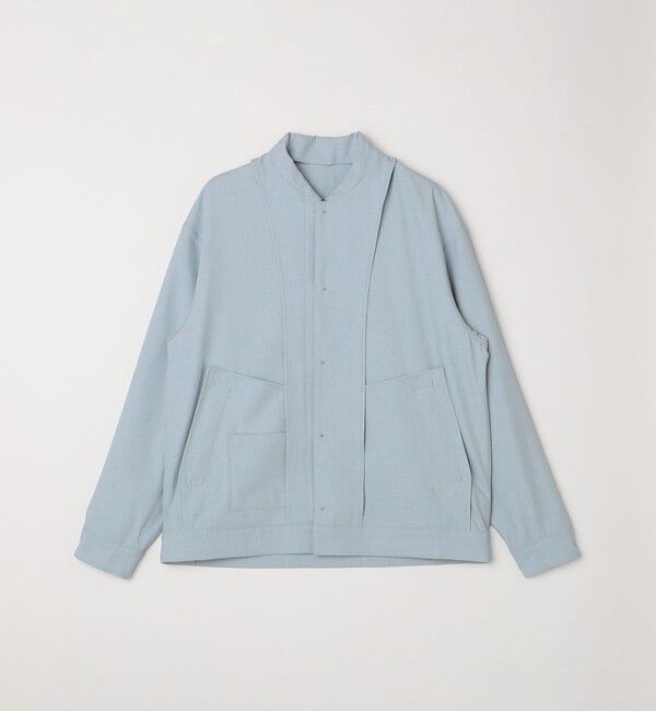 SHIPS any「SHIPS any: 〈手洗い可能〉 ショート ブルゾン 24FW◇」|ブルゾン・スタジャン|