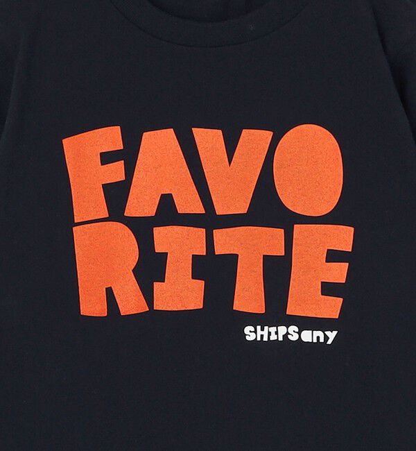 SHIPS any「SHIPS any: タイポグラフィー プリント ロンT<KIDS>◇」|Tシャツ・カットソー|