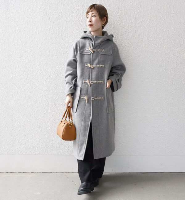 SHIPS any「SHIPS any: メルトン ロング ダッフル コート」|ダッフルコート|