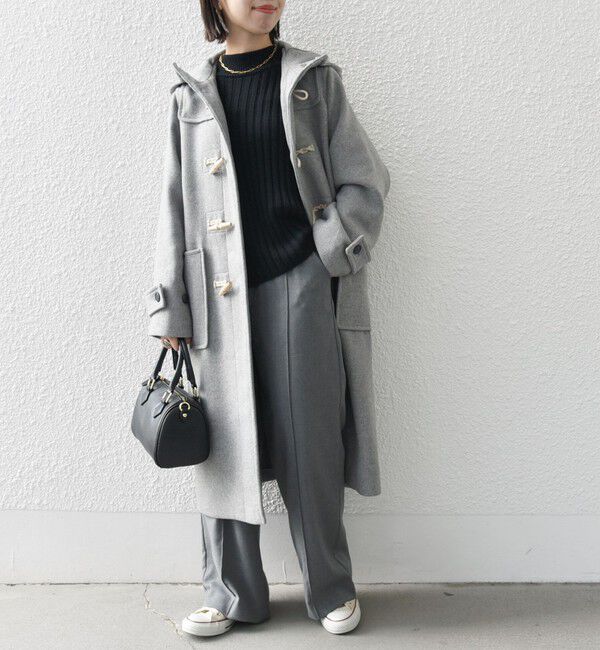 SHIPS any「SHIPS any: メルトン ロング ダッフル コート」|ダッフルコート|