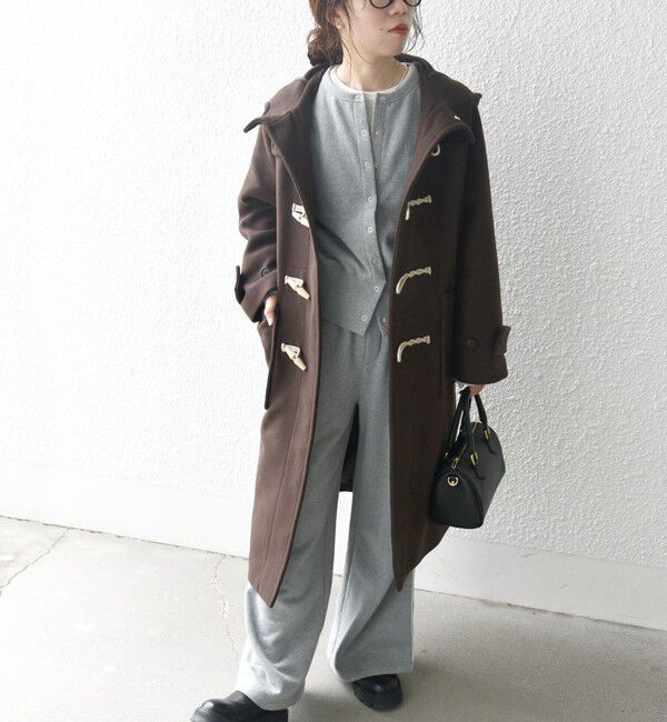 SHIPS any「SHIPS any: メルトン ロング ダッフル コート」|ダッフルコート|