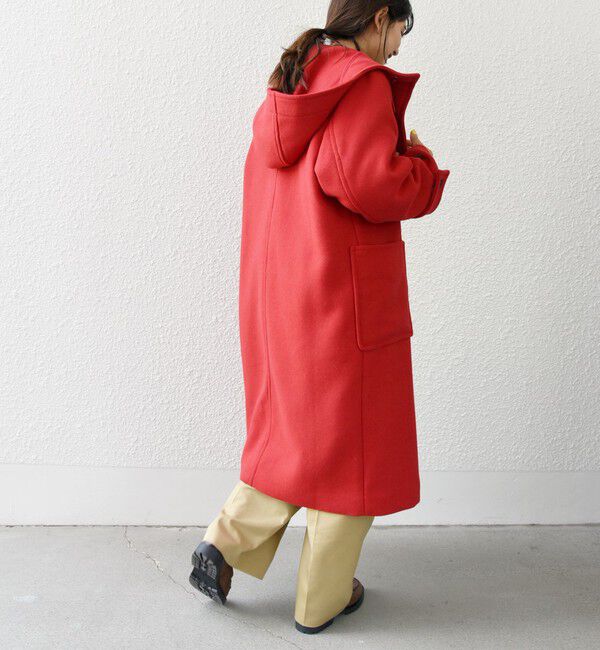 SHIPS any「SHIPS any: メルトン ロング ダッフル コート」|ダッフルコート|