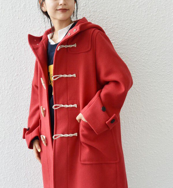 SHIPS any「SHIPS any: メルトン ロング ダッフル コート」|ダッフルコート|