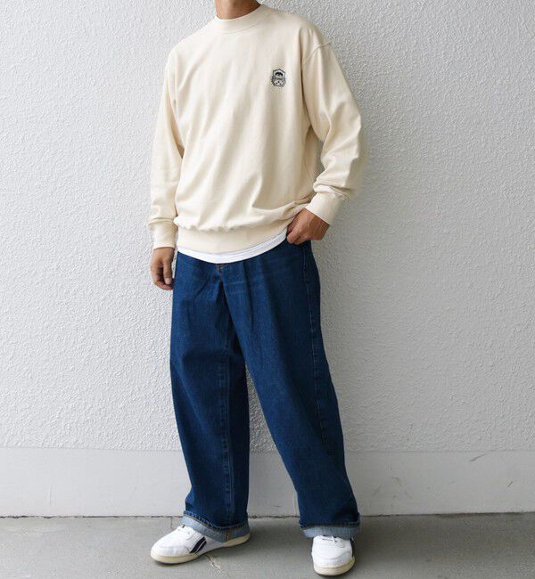 SHIPS any「【WEB限定】SHIPS any: アイビーライク ワンポイント 刺繍 ロゴ スウェット 24FW◇」|スウェット・ジャージ|