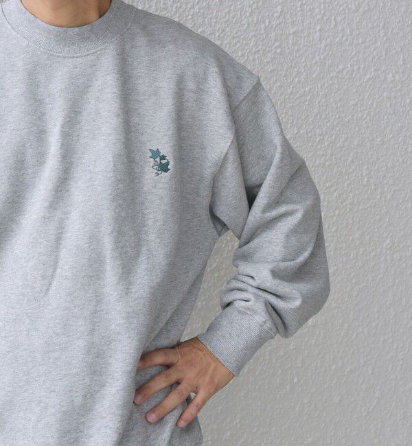 SHIPS any「【WEB限定】SHIPS any: アイビーライク ワンポイント 刺繍 ロゴ スウェット 24FW◇」|スウェット・ジャージ|