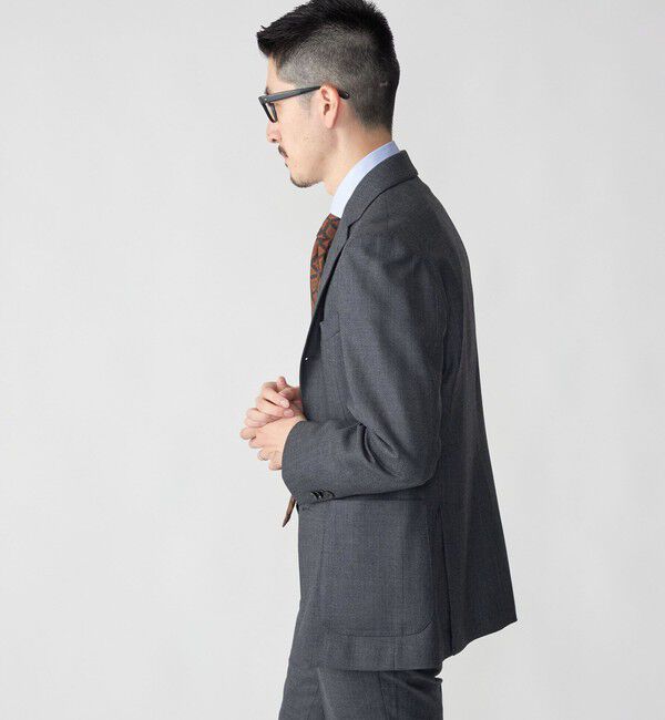 SHIPS「SHIPS:〈セットアップ対応/手洗い可能〉 バーズアイ ジャケット」|テーラードジャケット|