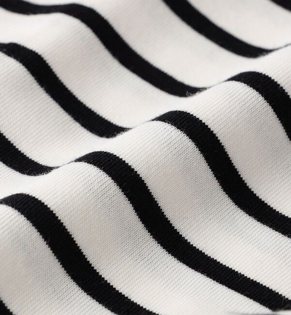 SHIPS any「SHIPS any: リンガーネック ボーダー 長袖 ポケット Tシャツ<KIDS>」|Tシャツ・カットソー|