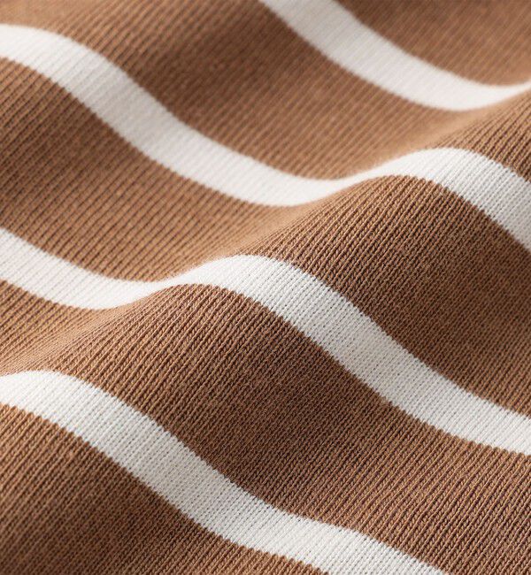 SHIPS any「SHIPS any: リンガーネック ボーダー 長袖 ポケット Tシャツ<KIDS>」|Tシャツ・カットソー|