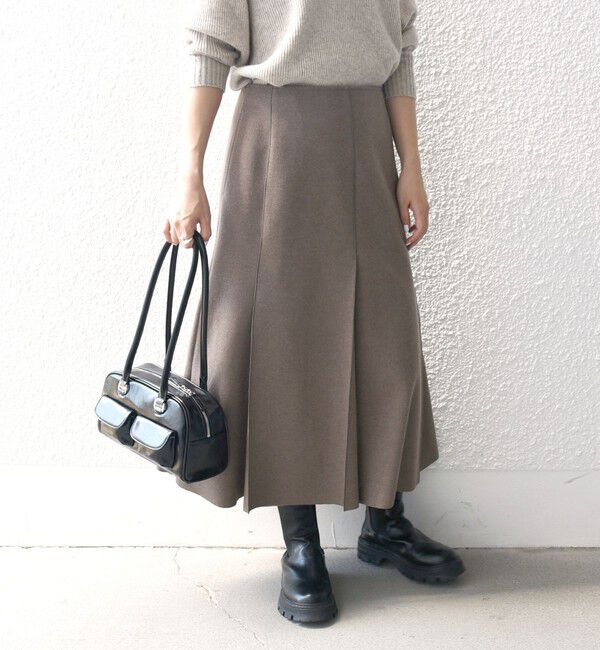 SHIPS any「SHIPS any: エア ニードル タック ミディ スカート」|スカート|