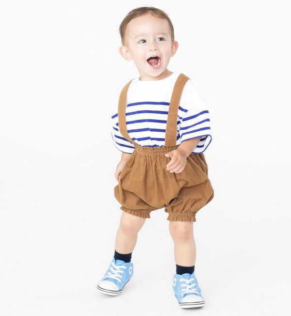 SHIPS KIDS「SHIPS KIDS:ストラップ ブルマ」|その他ベビーウェア|キャメル