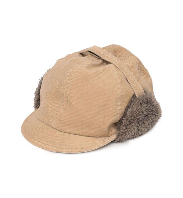 SHIPS KIDS「SHIPS KIDS:ベビー コーデュロイ フライト キャップ」|キャップ・キャスケット|ベージュ