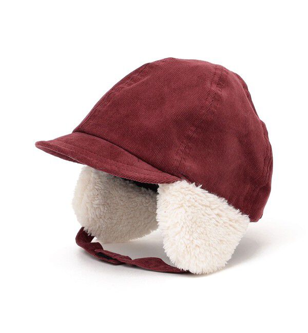 SHIPS KIDS「SHIPS KIDS:ベビー コーデュロイ フライト キャップ」|キャップ・キャスケット|