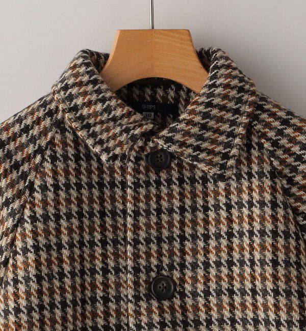 SHIPS KIDS「SHIPS KIDS:100～130cm / ガンクラブチェック ステンカラー コート」|ステンカラーコート|