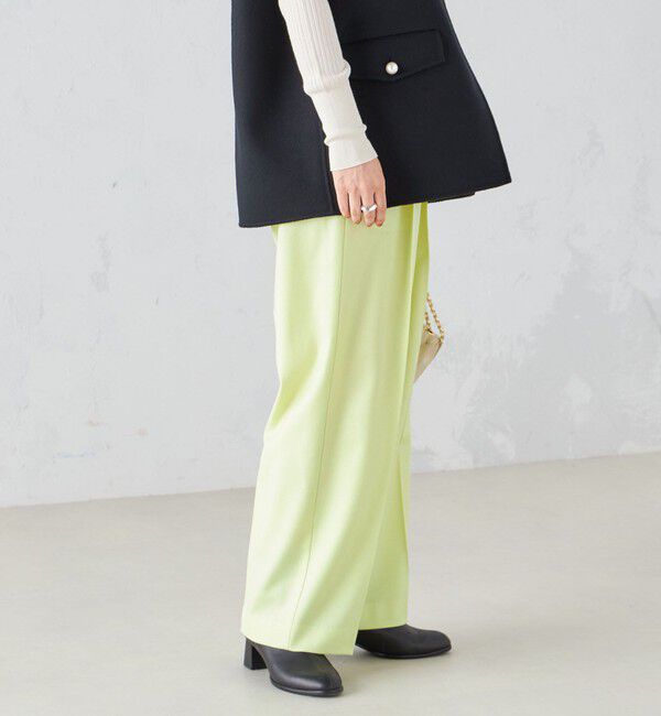 SHIPS for women「〈手洗い可能〉ワンタック ストレート パンツ ◇」|その他|