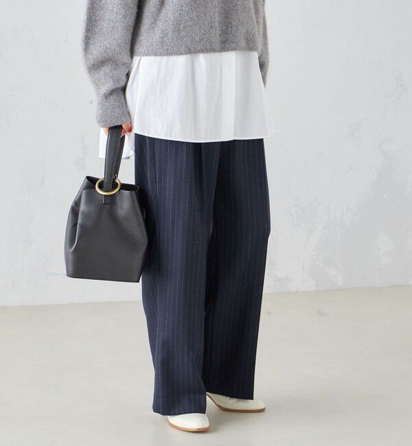 SHIPS for women「〈手洗い可能〉ワンタック ストレート パンツ ◇」|その他|