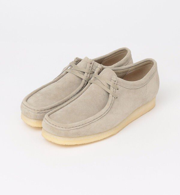 SHIPS「【SHIPS EXCLUSIVE】CLARKS: WALLABEE WHITE SOLE」|ショートブーツ|