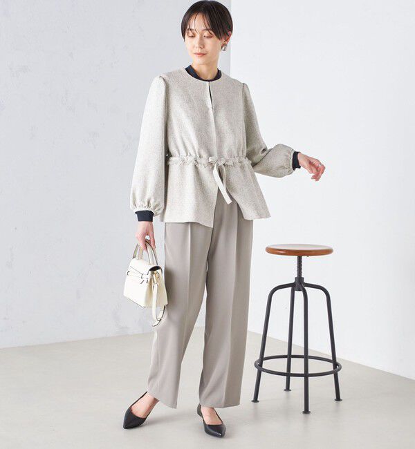 SHIPS for women「〈手洗い可能〉強撚 へビー ツイル ストレート パンツ 24SS ◇」|その他|