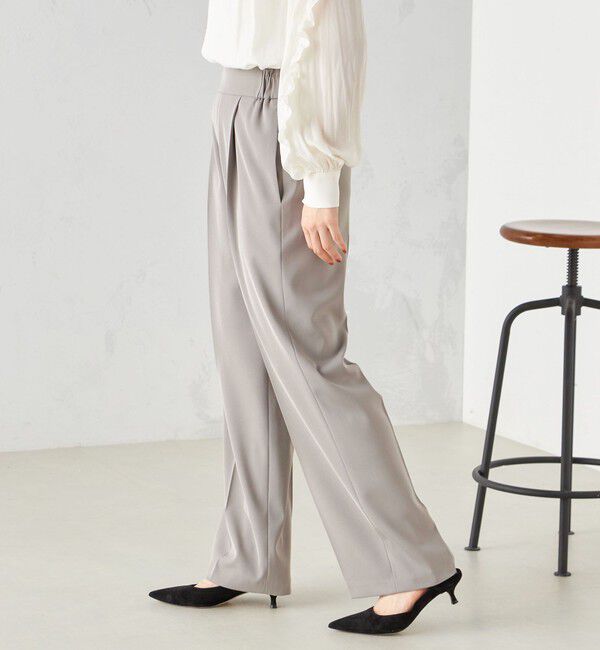 SHIPS for women「〈手洗い可能〉強撚 へビー ツイル ストレート パンツ 24SS ◇」|その他|