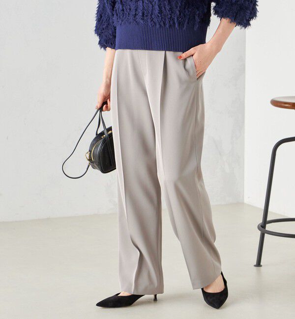 SHIPS for women「〈手洗い可能〉強撚 へビー ツイル ストレート パンツ 24SS ◇」|その他|