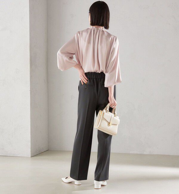 SHIPS for women「〈手洗い可能〉強撚 へビー ツイル ストレート パンツ 24SS ◇」|その他|