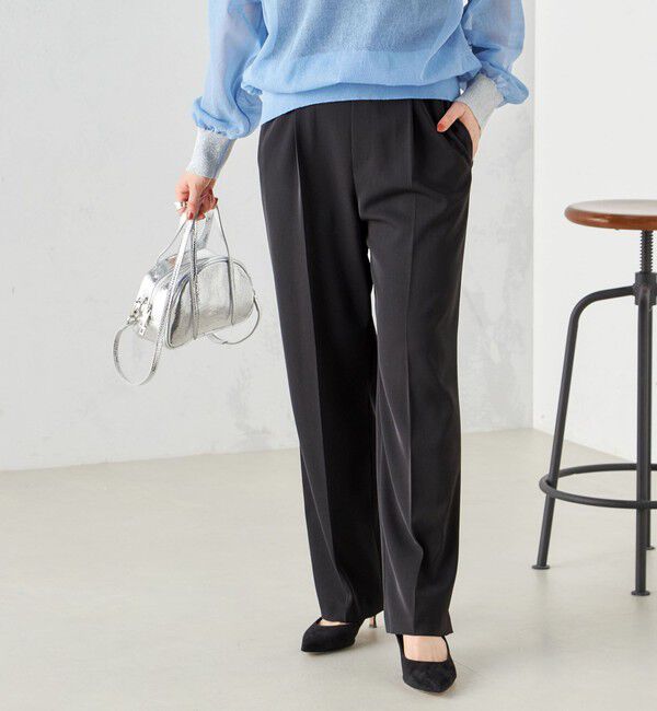 SHIPS for women「〈手洗い可能〉強撚 へビー ツイル ストレート パンツ 24SS ◇」|その他|