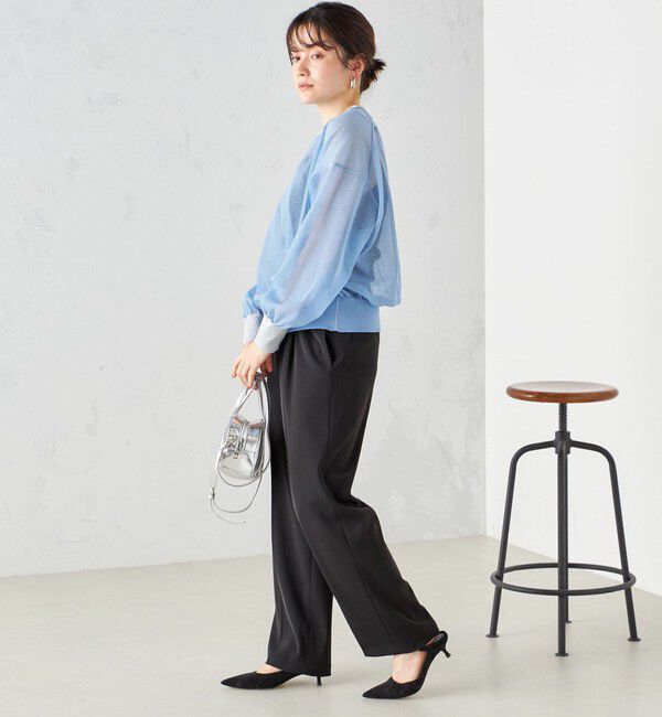 SHIPS for women「〈手洗い可能〉強撚 へビー ツイル ストレート パンツ 24SS ◇」|その他|