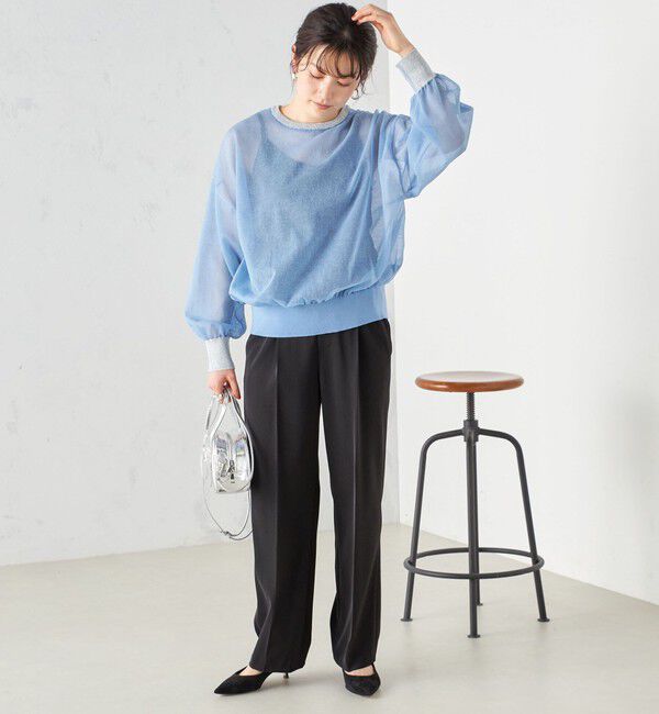 SHIPS for women「〈手洗い可能〉強撚 へビー ツイル ストレート パンツ 24SS ◇」|その他|