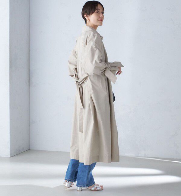 SHIPS for women「〈手洗い可能〉ロング ステンカラー コート 24SS ◇」|ステンカラーコート|