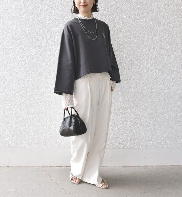 SHIPS for women「* 〈洗濯機可能〉ベア 裏毛 刺繍 ロゴ プルオーバー 24SS ◇」|Tシャツ・カットソー|