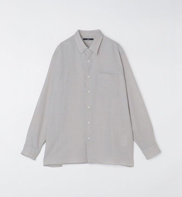 SHIPS「SHIPS: サイロフィル TW ツイル レギュラーカラー 長袖 シャツ」|シャツ・ブラウス|