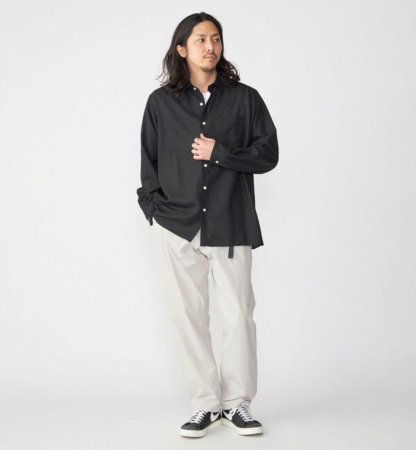 SHIPS「SHIPS: サイロフィル TW ツイル レギュラーカラー 長袖 シャツ」|シャツ・ブラウス|