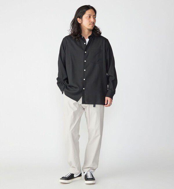 SHIPS「SHIPS: サイロフィル TW ツイル レギュラーカラー 長袖 シャツ」|シャツ・ブラウス|