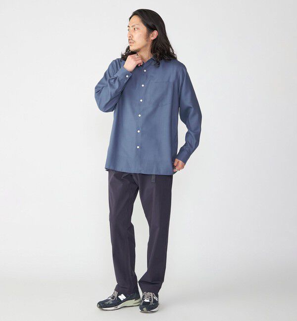 SHIPS「SHIPS: サイロフィル TW ツイル レギュラーカラー 長袖 シャツ」|シャツ・ブラウス|