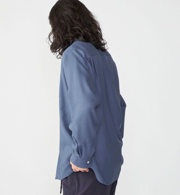 SHIPS「SHIPS: サイロフィル TW ツイル レギュラーカラー 長袖 シャツ」|シャツ・ブラウス|