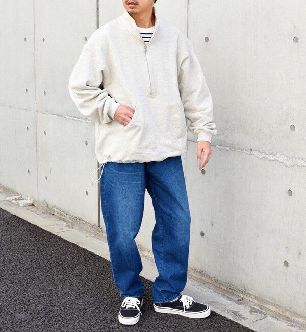 SHIPS any「SHIPS any: COTTON USA ハーフジップ ドロスト プルオーバー スウェット◇」|スウェット・ジャージ|